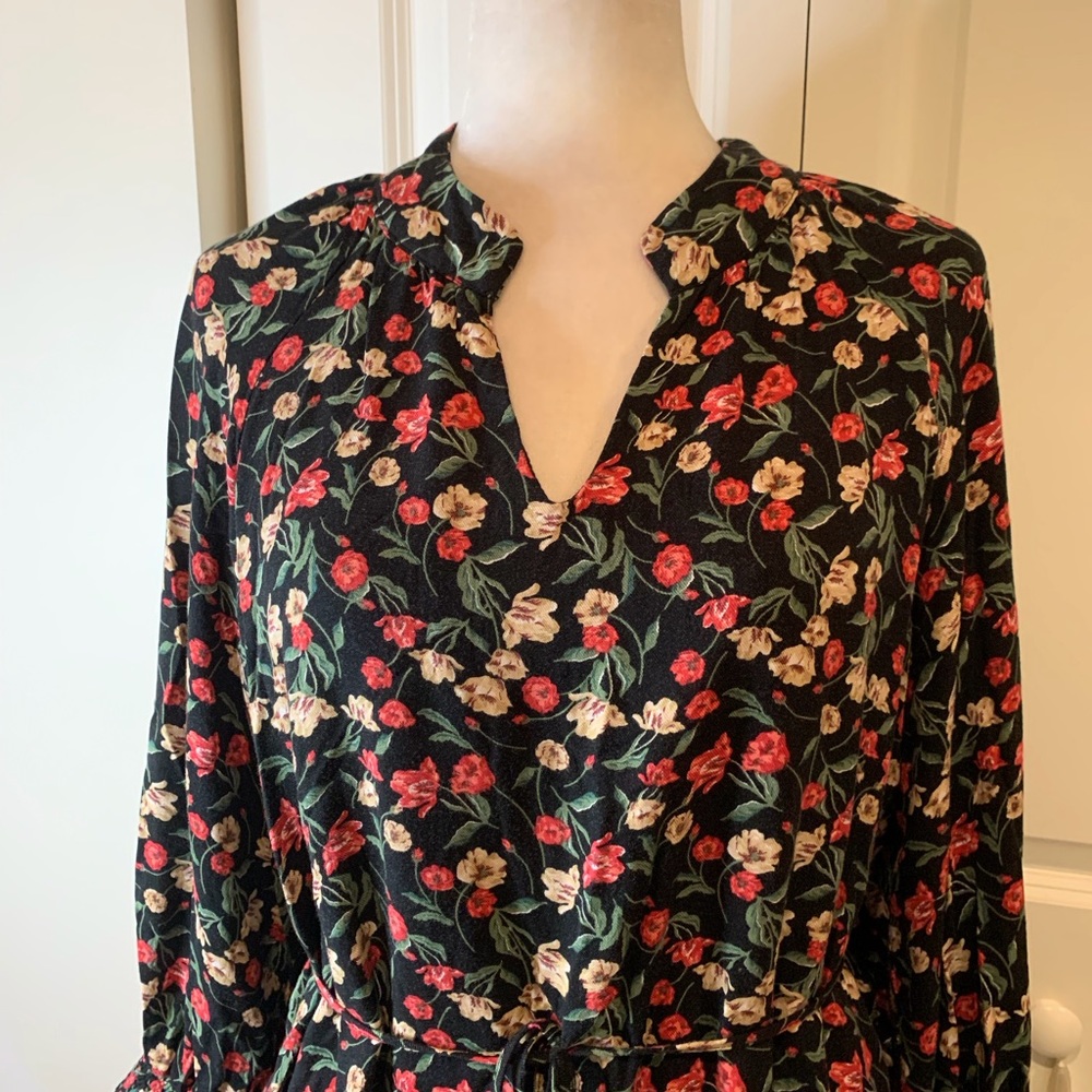 Draper James Elbow Sleeve Loose Fit Shift Dress ๐ - Picture 4 of 8
